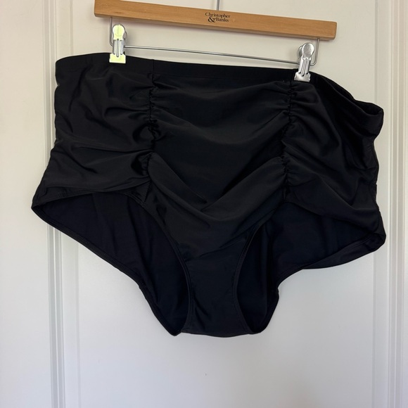 Torrid High Rise Ruched Bikini Bottom - Picture 4 of 10